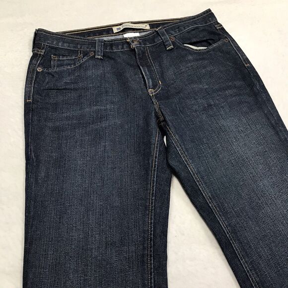 Vintage 90s GAP Low Rise Boot Jeans Women 10 Ankle (34x30) Dark Wash Blue Denim - Picture 6 of 16